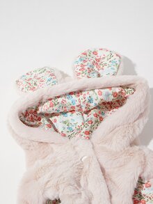 Áo khoác thú cưng thiết kế thỏ - Hồng - Xem 8