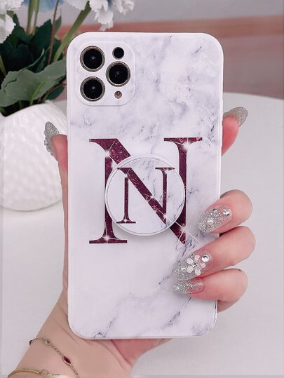 Handyhülle mit Buchstaben Grafik, & Stand-Out Handygriff