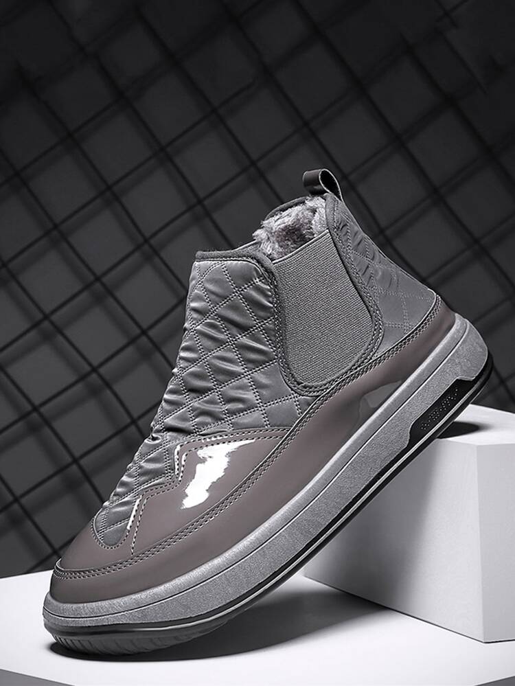 Men Chelsea Boots - Grey - View 1