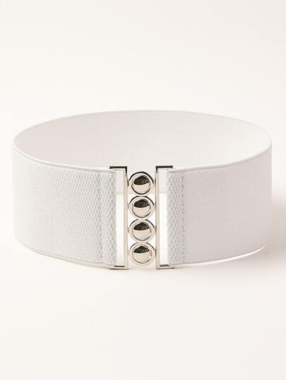 1pc Women Round Buckle Corset Belt Halloween Summer, School Fall, Autumn, Halloween