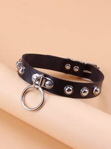 Nhẫn Charm Choker - màu đen - Xem 1