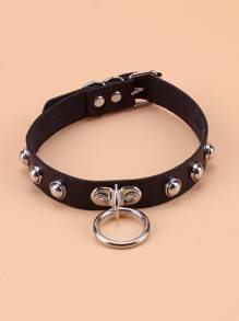 Nhẫn Charm Choker - màu đen - Xem 2