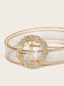 Cinturón transparente con hebilla - transparente - Ver 4