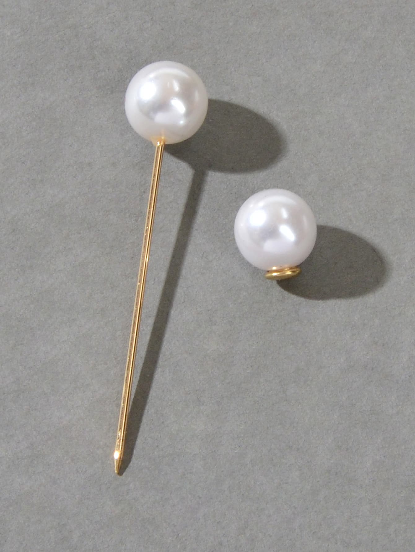 Faux Pearl Decor Brooch - Multicolor - View 2