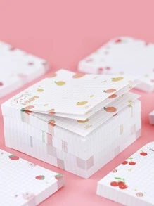 1pc Phim hoạt hình Động vật In Ghi chú dính Ngẫu nhiên - Nhiều màu - Xem 4