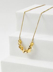 MOTF PREMIUM Dây chuyền Trang trí hình học - Vàng - Xem 1