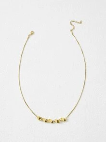 MOTF PREMIUM Dây chuyền Trang trí hình học - Vàng - Xem 2