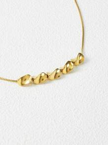 MOTF PREMIUM Dây chuyền Trang trí hình học - Vàng - Xem 4