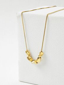 MOTF PREMIUM Dây chuyền Trang trí hình học - Vàng - Xem 6