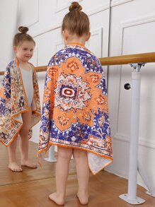 Toddler Girls Allover Print Cover Up - Multicolor - View 2