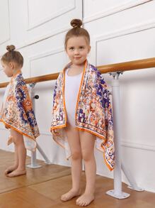 Toddler Girls Allover Print Cover Up - Multicolor - View 4