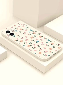 Vỏ điện thoại hình hoa - Màu be - Xem 2