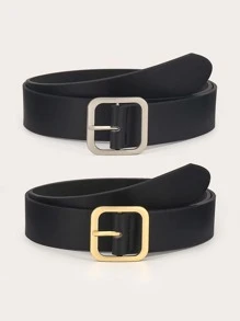 2 chiếc khóa vuông - màu đen - Xem 1