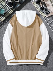 Manfinity Men Cartoon & Letter Graphic Hoodie - Multicolor - View 2