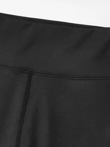 Bộ hai mảnh Gái màu trơn Giải trí - màu đen - Xem 5