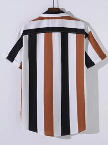 Manfinity Men Color Block Shirt Without Tee - Multicolor - View 2