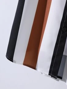 Manfinity Men Color Block Shirt Without Tee - Multicolor - View 7