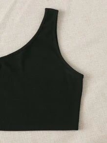 SHEIN EZwear 3 piezas Top unicolor tejido de canalé - Multicolor - Ver 4