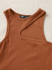 SHEIN EZwear 3 piezas Top unicolor tejido de canalé - Multicolor - Ver 5