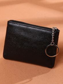 Litchi Embossed Lightweight Fashion For Anniversary For Birthday Gift For Gift White-Collar Workers For Male For Female Keychain Wallet For Women Wallet Mini Wallet Purse Wallet For Men Coin Wallet Travel Wallet