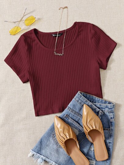 Aliexpress.com : Buy SHEIN Sexy Red Crop Cami Spaghetti Strap Top and Bodycon Pencil Skirt Set 