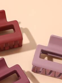 3入組幾何髮爪 - 彩色 - 查看 3