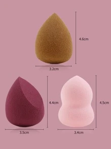30入組化妝海綿專業化妝粉撲適用於粉底遮瑕膏化妝柔軟海綿粉撲水滴形 - 彩色 - 查看 4