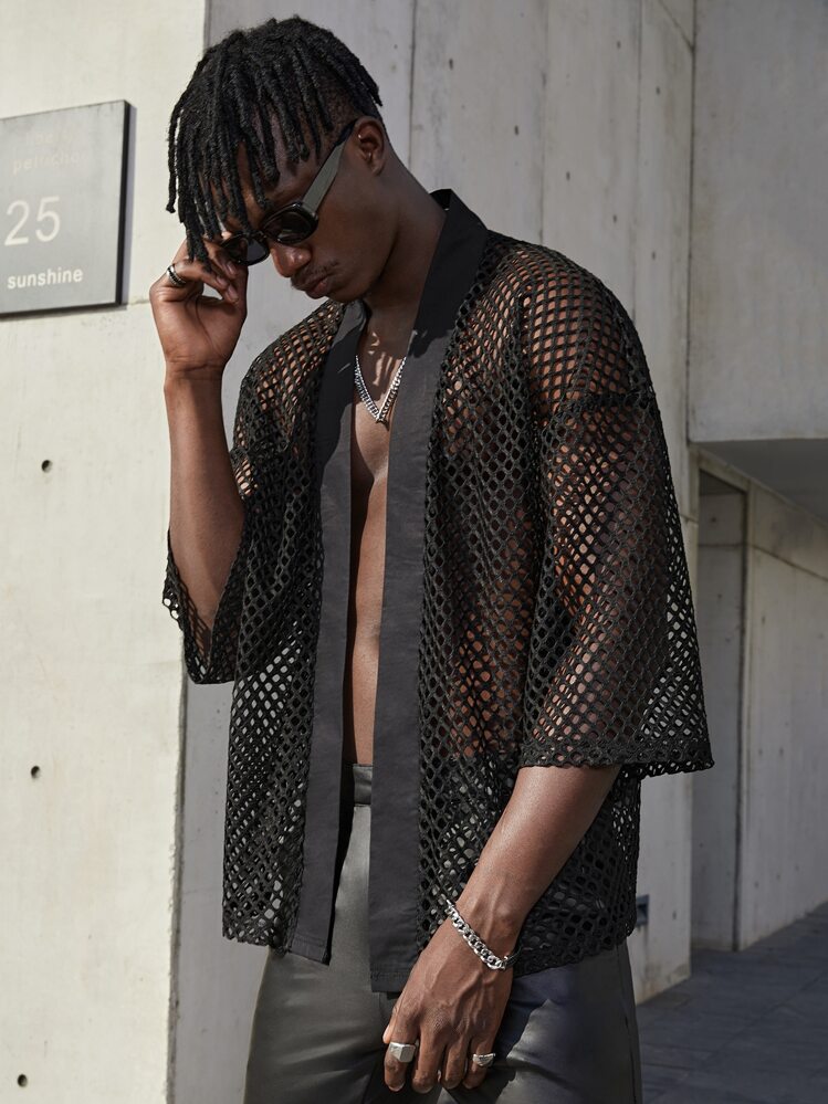 SHEER MESH シャツ BLK Sheer Mesh Shirt | Gap