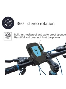 Motorcycle Phone Holder - Blue - View 3