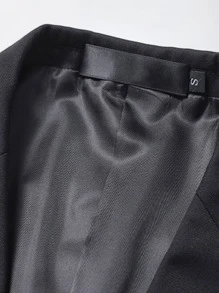 CLOUDSTYLE Áo cộc tay Nam Túi Nút phía trước màu trơn Công việc - màu đen - Xem 6