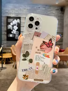 字母圖案手機外殼 - 彩色 - 查看 1