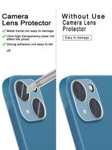 5pcs New High Definition Reinforced Mobile Phone Lens Protective Film, Anti-Explosion Scratch Resistant, Daily Use