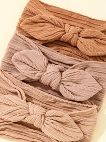 5pcs Baby Bow Decor Headband - Multicolor - View 2