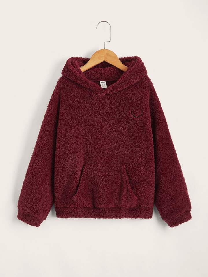 Shein discount teddy hoodie