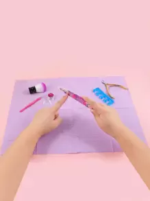 klimonla 20pcs 3 Ply Disposable Tattoo Tablecloth Napkins Waterproof Absorbent Under-Pad Personal For Tattooing Table Mat Tattoo Covers Clean Cloths Tattoo Supply (Purple),Nail Supplies,Nail Tools,Nail Art Tools,Back To School,Nails,Nail Tools For Press On Nails - Purple - View 2