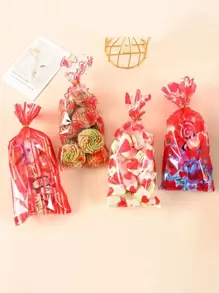 10 chiếc túi kẹo hình trái tim nhiều kiểu dáng Túi quà bằng nhựa dùng cho tiệc cưới, tiệc sinh nhật, trang trí ngày lễ tình nhân, túi đựng quà tặng ngày lễ tình nhân, trang trí ngày lễ tình nhân, ngày lễ tình nhân, quà tặng ngày lễ tình nhân - Nhiều màu - Xem 1