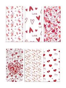 10 chiếc túi kẹo hình trái tim nhiều kiểu dáng Túi quà bằng nhựa dùng cho tiệc cưới, tiệc sinh nhật, trang trí ngày lễ tình nhân, túi đựng quà tặng ngày lễ tình nhân, trang trí ngày lễ tình nhân, ngày lễ tình nhân, quà tặng ngày lễ tình nhân - Nhiều màu - Xem 5