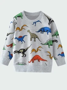 Áo nỉ bé trai Khủng long Giải trí - Nhiều màu - Xem 1