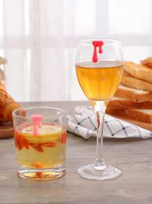 6入組矽膠杯子識別器