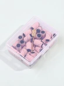 1 caja Cabeza de pulido de uñas - Rosa - Ver 1