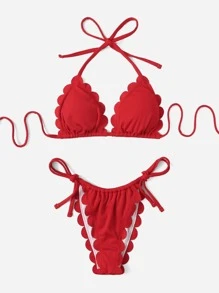 Women Bikini Sets - Merah - View 1