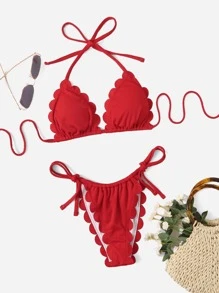 Women Bikini Sets - Merah - View 4
