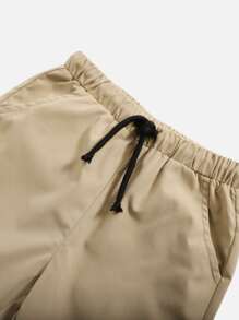 SHEIN Leap Crew Young Boy Graphic Print Tee & Drawstring Waist Pants - Multicolor - View 4