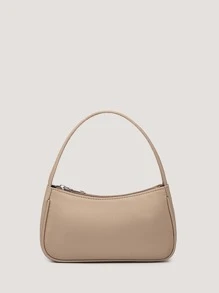 Minimalist Satchel Bag - Khaki - View 1