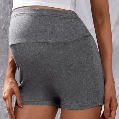 Maternity Wide Waistband Cycling Shorts
