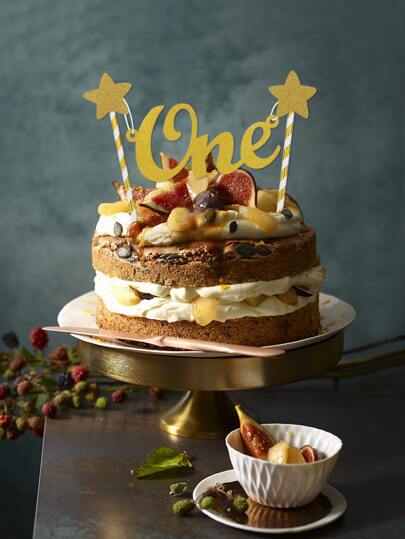 レア☆ ケーキトッパー 1歳 誕生日祝い 男の子ベビー バースデー 人気