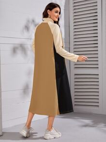 Mulvari Cut And Sew Raglan Sleeve Dress - Multicolor - View 2