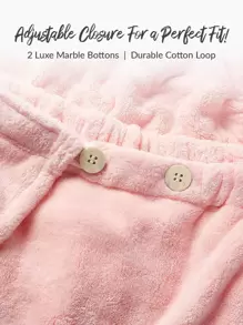 SHEIN Basic living Exclusiva envoltura de microfibra de secado rápido ajustable para baño y Body - Regalo navideño de lavanda fresca para dar como regalo en vacaciones, bodas de verano, decoración del hogar y el baño