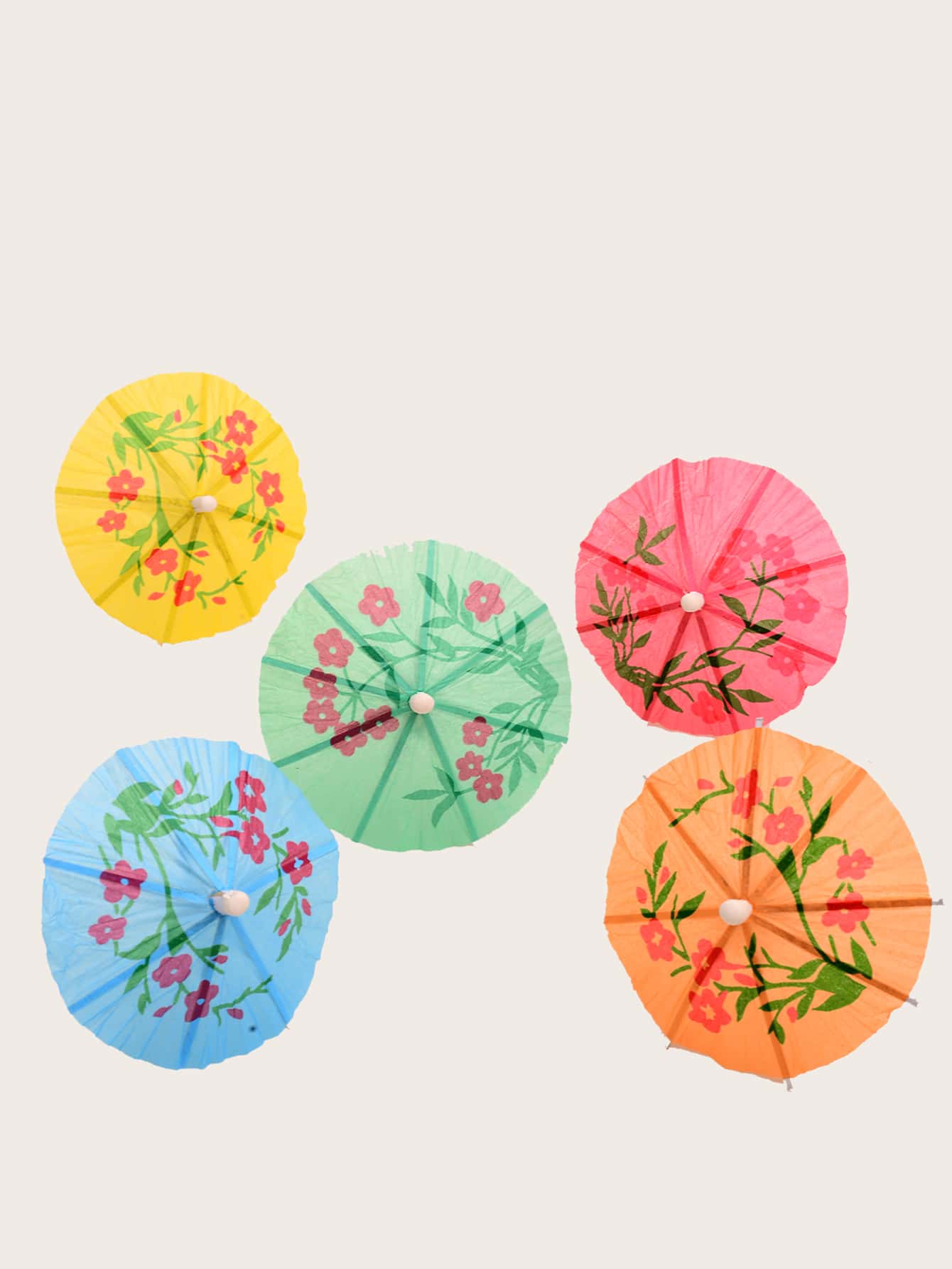 10 piezas decoración de pastel en forma de paraguas - Multicolor - Añade 3