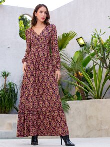 Đầm Viên lá sen Paisley Boho - Nhiều màu - Xem 1
